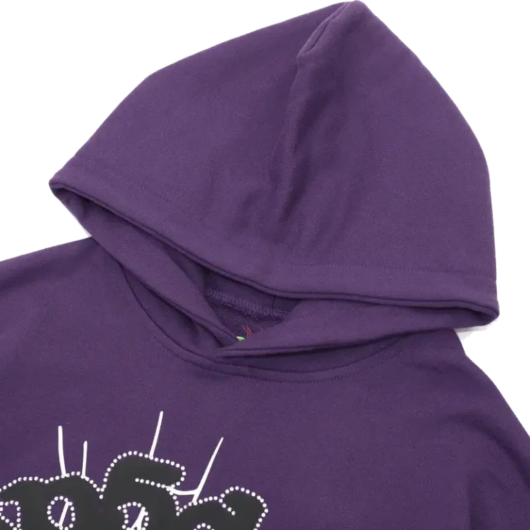 Purple Spider Hoodie hood