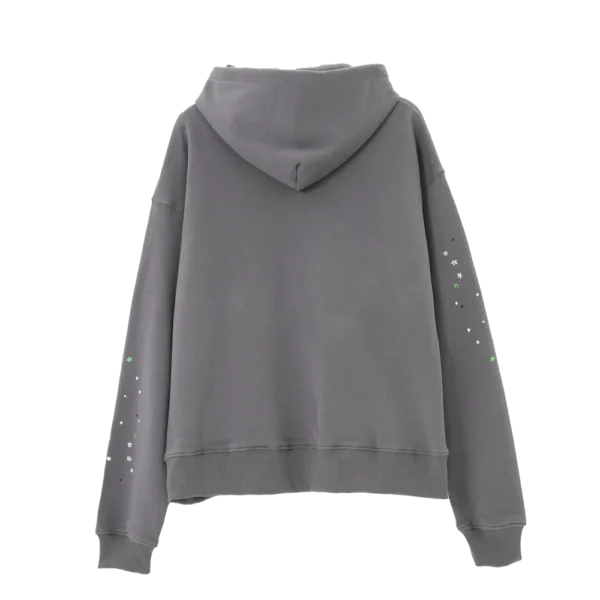 Grey Sp5der Hoodie Web back