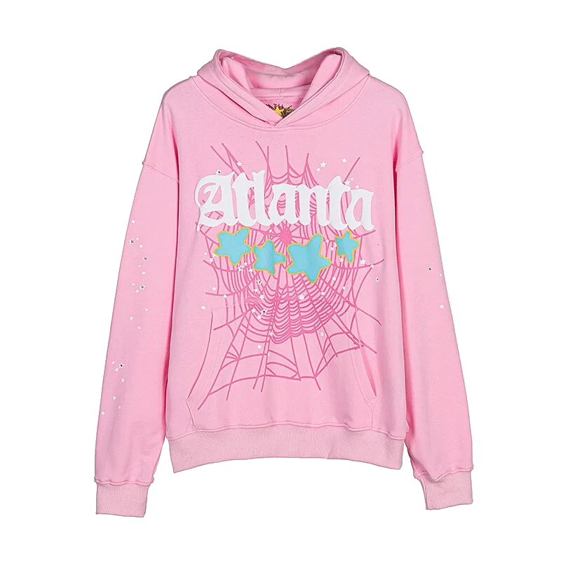 Pink Atlanta Sp5der Hoodie