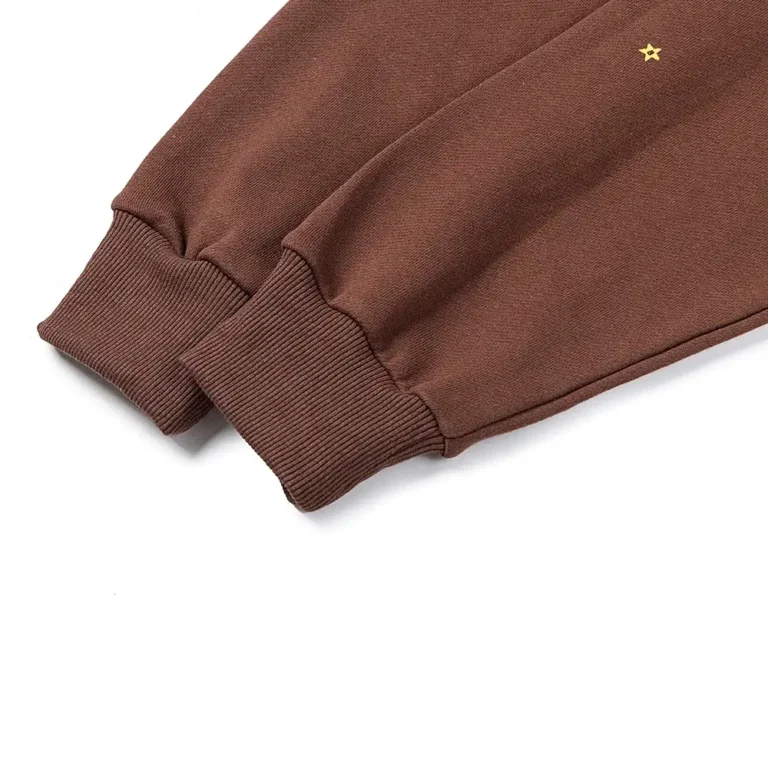 Sp5der Thug Hoodie Angel Brown - Brown Sp5der Hoodie sleeve