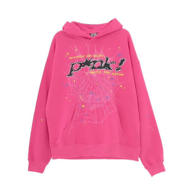 Pink Spider Hoodie sp5der