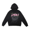 Sp5der P*nk Hoodie Black - Black Sp5der Hoodie Pnk