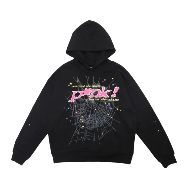 black sp5der hoodie pnk