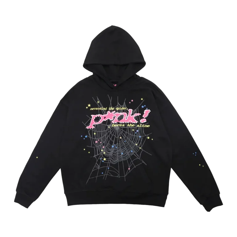 black sp5der hoodie pnk
