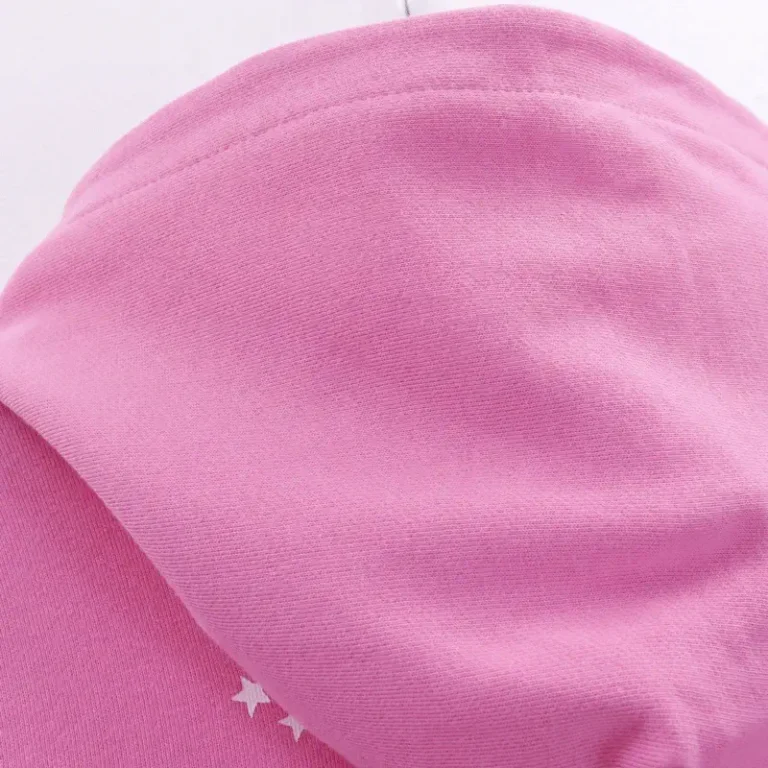 Pink Atlanta Sp5der Hoodie hood
