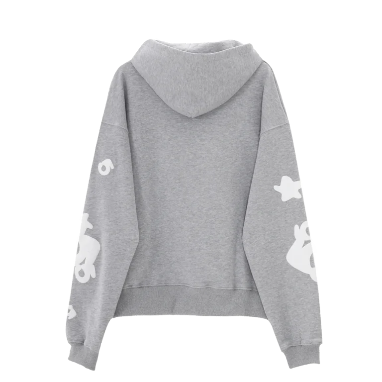 Sp5der Beluga Hoodie Grey back
