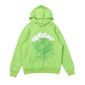 Sp5der Web Hoodie Slime Green