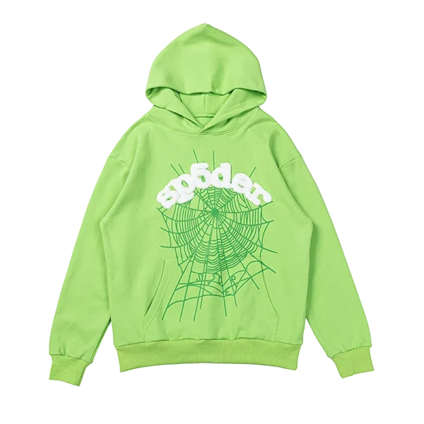 green spider hoodie slime