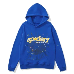 Sp5der Hoodie Blue