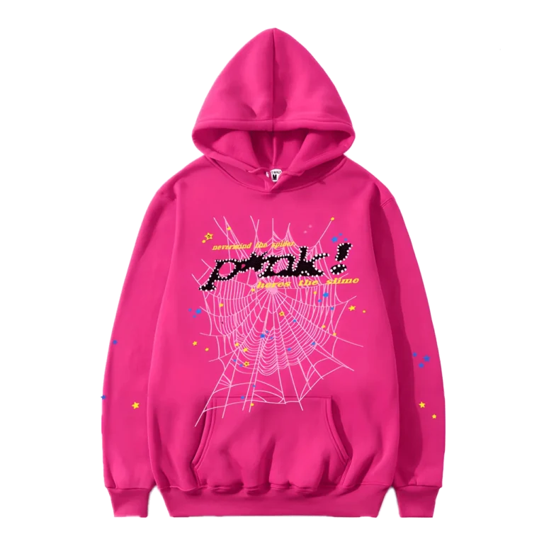 pink spider hoodie