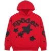 Sp5der Beluga Red Hoodie