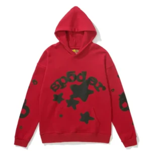 Sp5der Beluga Red Hoodie