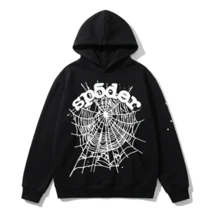 Sp5der OG Web Hoodie Black