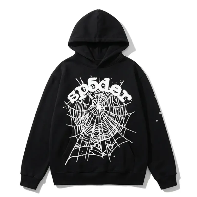 Sp5der OG Web Hoodie Black