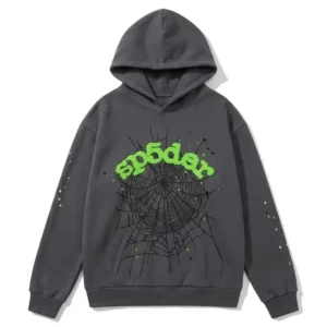 Sp5der OG Web Hoodie Slate Grey