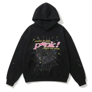 Sp5der PNK! Hoodie in Black