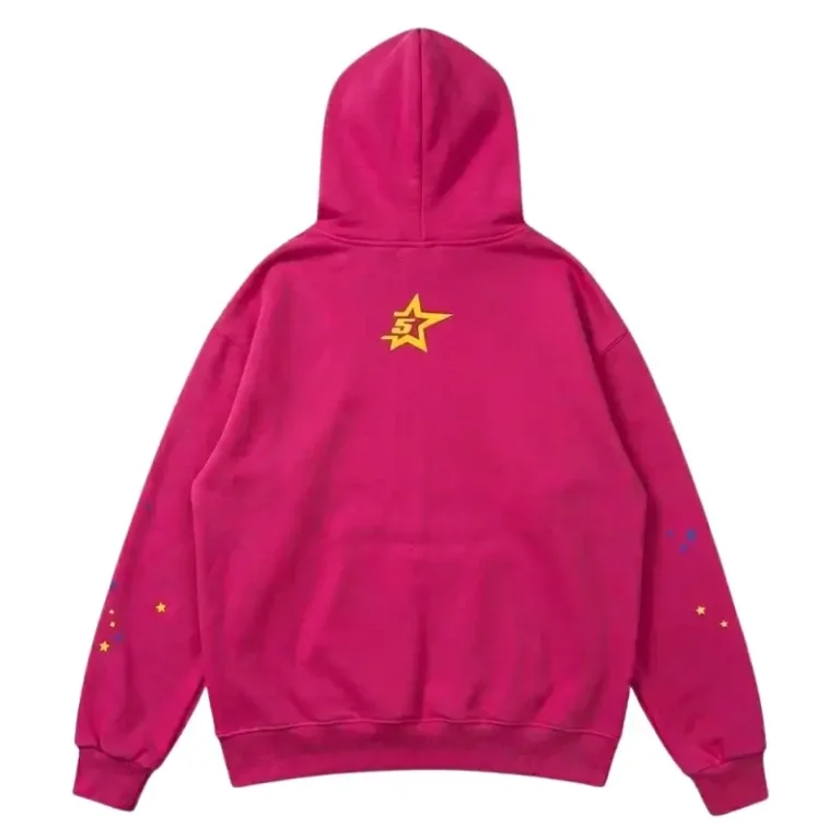 Sp5der PNK Hoodie in Pink, photo 2