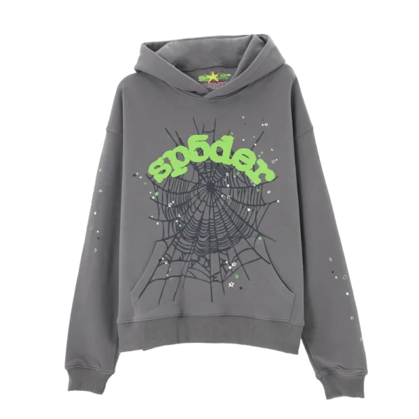 Grey Sp5der Hoodie Web