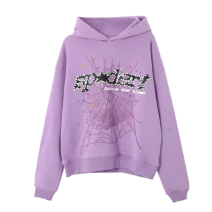 Sp5der Hoodie Acai Purple