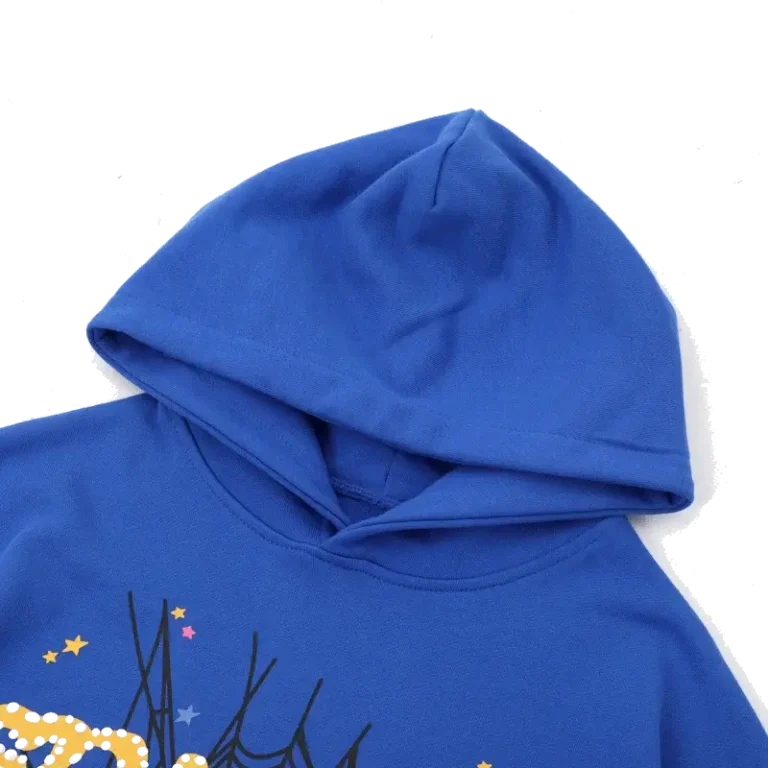 Blue Spider Hoodie hood