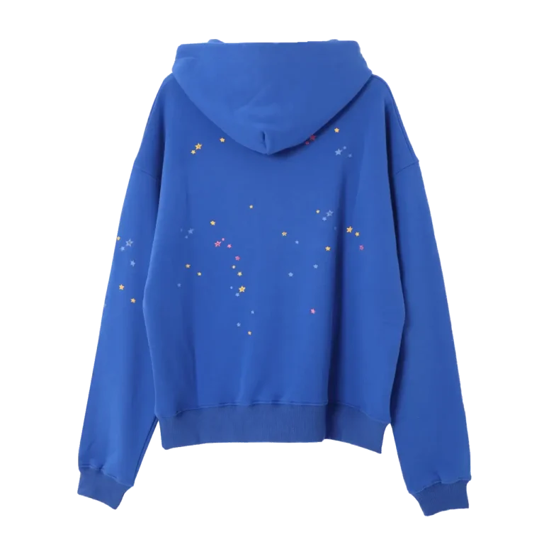 Blue Spider Hoodie back
