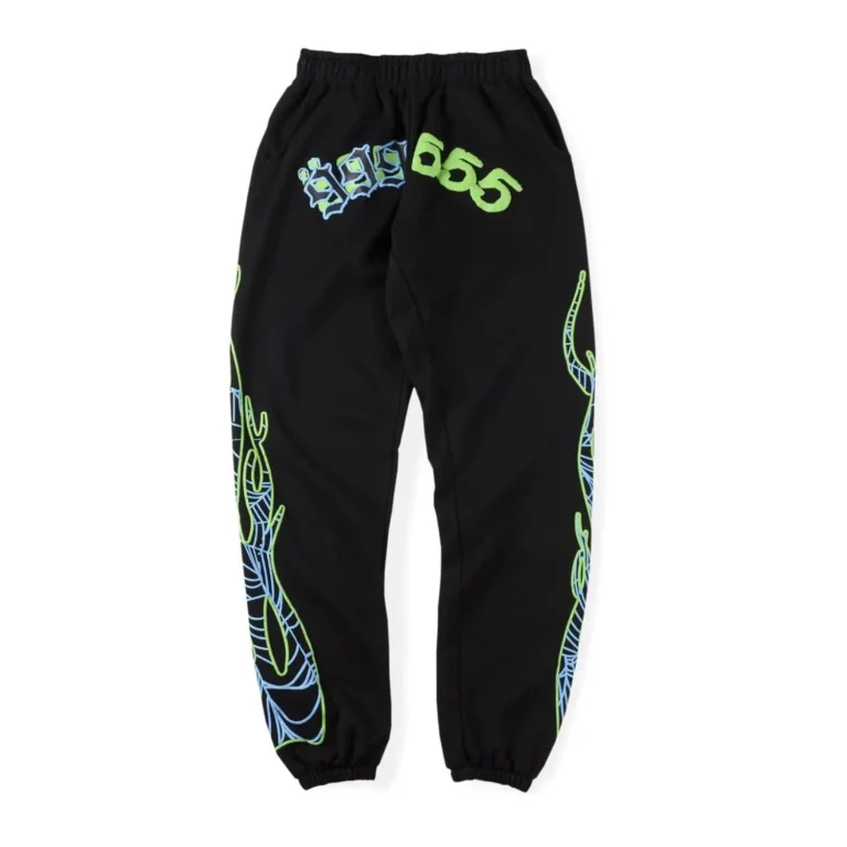 999 Club Spider Young Thug Sweatsuit Black, photo 6