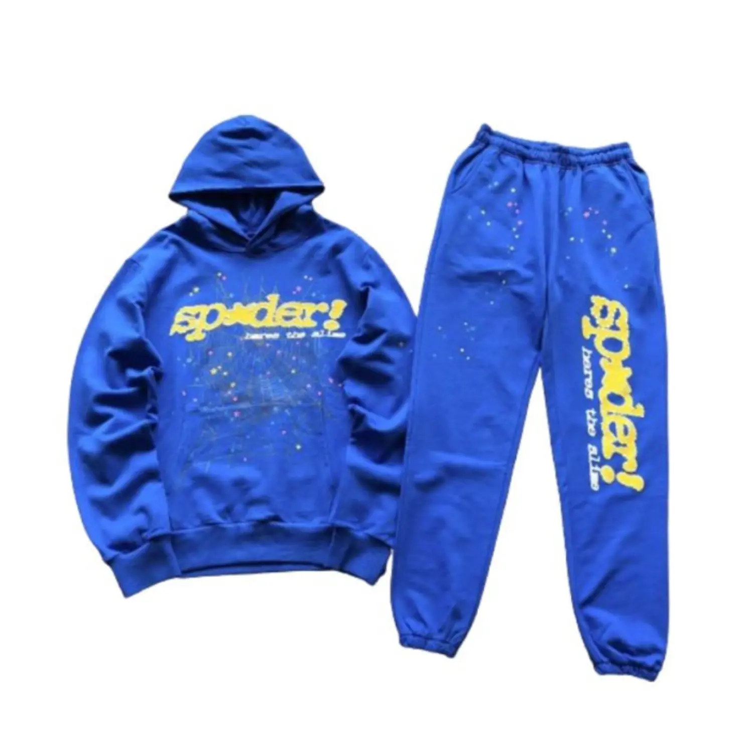 Sp5der TC Sweatsuit Blue