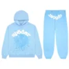 Sp5der Web Sweatsuit Sky Blue