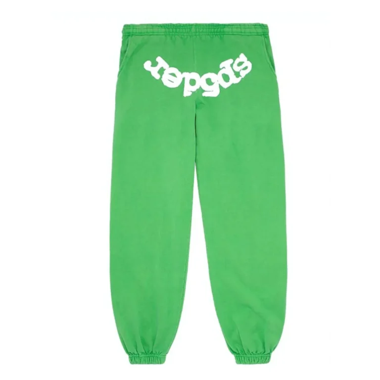 Sp5der Web Sweatsuit Slime Green, photo 4