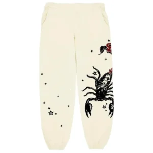 Sp5der x Mariah The Scientist Scorpion Sweatpant ‘Cream’