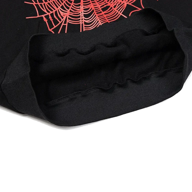 black sp5der hoodie inside