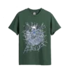 Sp5der T-Shirt SP5 Green – Bold Streetwear with Vibrant Appeal