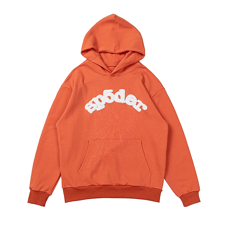 red sp5der hoodie ginger