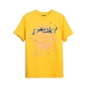 Sp5der T-Shirt P*nk Yellow – Vibrant Streetwear with Bold Energy