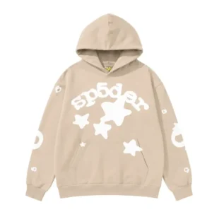 Sp5der Beluga Hoodie Light Brown