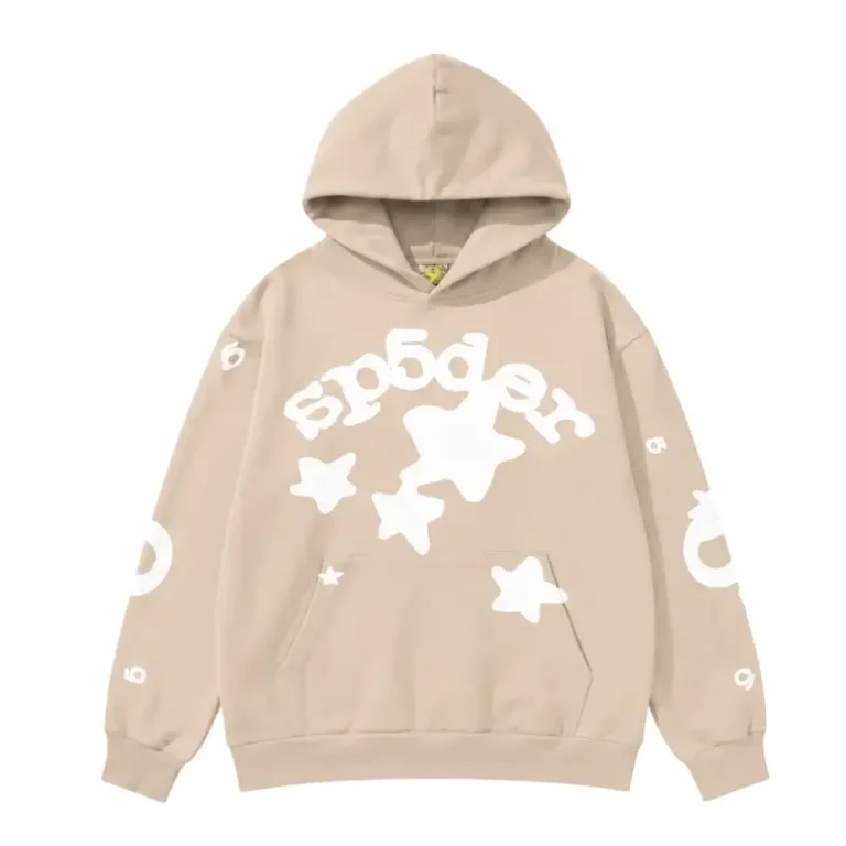 Sp5der Beluga Hoodie Light Brown