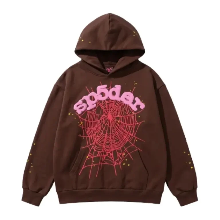 Sp5der Web Hoodie Brown