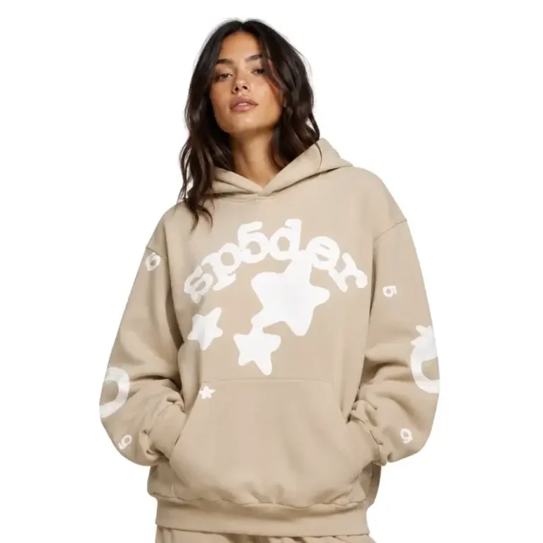 Sp5der Beluga Hoodie Light Brown, photo 2