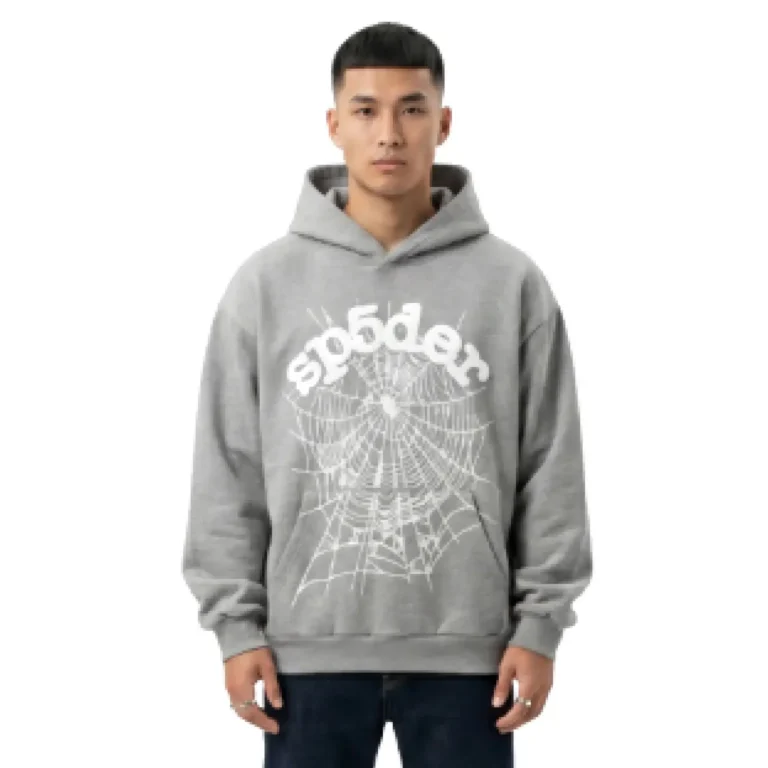 Sp5der OG Web Hoodie Heather Grey, photo 3