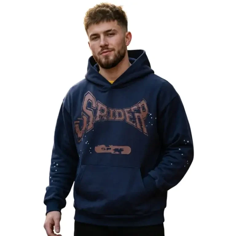 Sp5der Motocross Hoodie Navy, photo 3