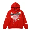 SP5 Red Sp5der Hoodie – Bold Streetwear with Iconic Appeal