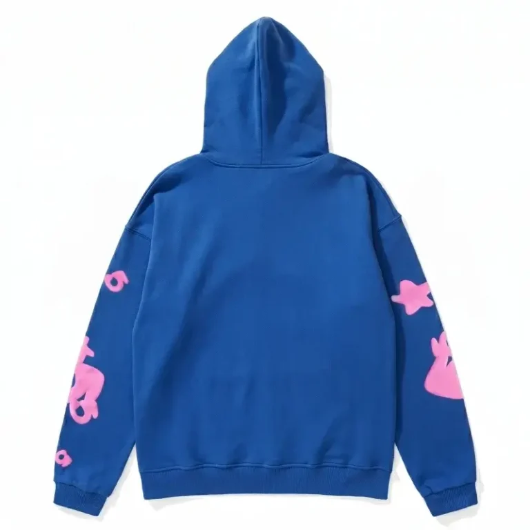 Sp5der Beluga Hoodie Blue, photo 2