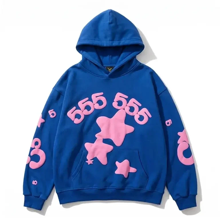 Sp5der Beluga Hoodie Blue