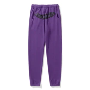 Sp5der Web Sweatpants Purple – Premium Streetwear Spider Web Joggers