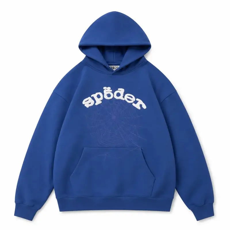 Sp5der Legacy Hoodie Blue – Premium Blue Spider Streetwear Hoodie