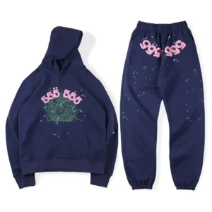 Sp5der Young Thug 555555 Sweatsuit Blue - Premium Streetwear