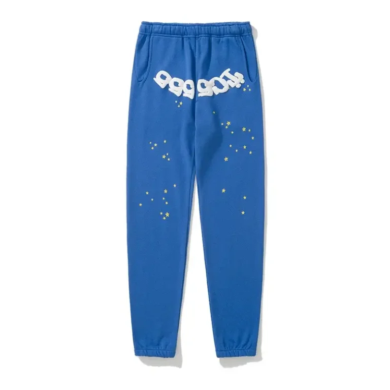 Sp5der TC5 SweatSuit Blue – Premium Streetwear Tracksuit, photo 4
