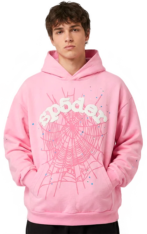 pink spider hoodies