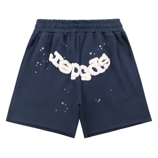 Sp5der OG Web Logo Sweatshort Navy